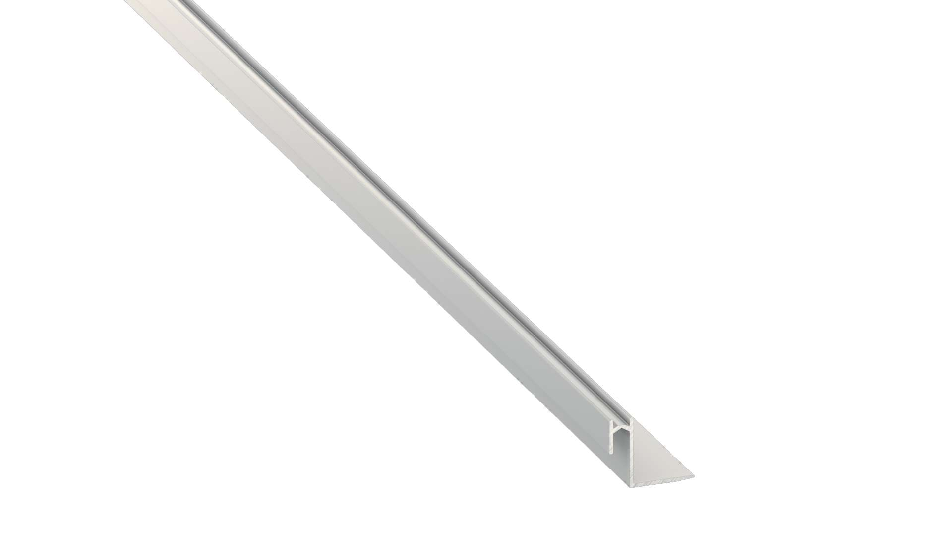 Lumines profile type Roset anodized silver, 4,15 m